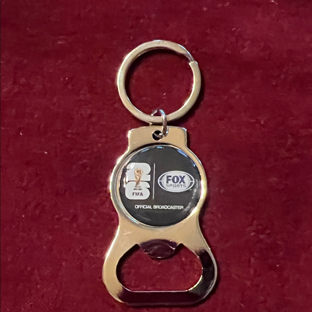 Gold Bottle Opener Keychain